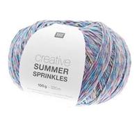 Pelote de coton Creative Summer Sprinkles - 100Gr - Rico Design(...) - 003 Bleu Sky 003 Bleu Sky G