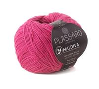 Pelote De Coton Et Lin À Tricoter Maldiva - Plassard 32 Rose Rose