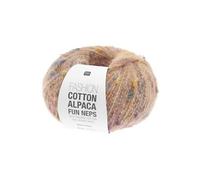 Pelote de coton, mérino et alpaga FASHION COTTON ALPACA FUN NEPS -(...) - 02 Abricot