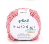 Pelote de coton organique ECO COTTON - Gründl(...) - 05 Rose 05 Rose G