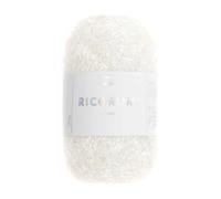 Pelote De Coton Ricorumi Lame Dk 10 Gr- Rico Design 03 Blanc Irisé Blanc