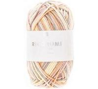 Pelote de coton Ricorumi print rose jaune 25g 01 Multicolore G