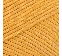 Pelote de fil 100 % coton pour tricot et crochet, 3 ou léger, DK, poids épais, gouttes de muscade, 500 g par pelote 30 jaune vanille.