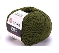 Pelote de fil 55 % coton 45 % acrylique Jeans Sport 1 pelote 50 g 170 m (82)