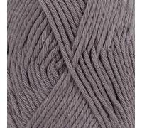 Pelote de fil à tricoter et à crochet, 100 % coton, 4 ou moyen, poids Aran, Drops Paris, 51 g, 80 m par pelote (24 gris foncé)
