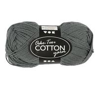 Creotime fil de coton gris foncé 170 mètres
