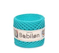 Pelote de fil pour t-shirt Fettuccini Zpagetti, 3-5 mm, Fil pour crocheter un sac, Cravates, Coton yarn, Macramé, Jersey trapillo - Tiffany