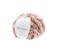 Rico Petit Lapin (03), bois de rose, aspect fourrure, laine duveteuse, laine