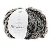 Pelote de fourrure Créative Petit Lapin Super Chunky - 100GR -(...) - 08 Gris
