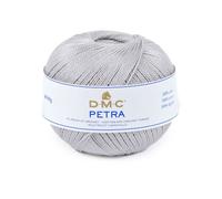 Pelote de laine - 100% coton - Gris - 5415 - DMC - Petra - Grosseur 5