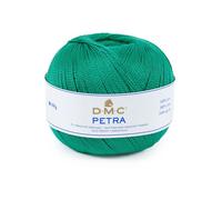 Pelote de laine - 100% coton - Vert - 53814 - DMC - Petra - Grosseur 5
