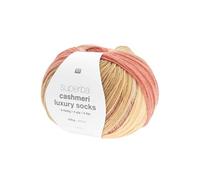 Pelote de Laine à Chaussettes Superba Cashmeri Luxury Socks 4 fils - 100g - Rico Design : Douceur et Luxe pour Vos Pieds(...) - 40 Pêches d'Eté 40 Pêches d'Eté G