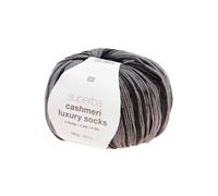 Pelote de Laine à Chaussettes Superba Cashmeri Luxury Socks 4 fils - 100g - Rico Design : Douceur et Luxe pour Vos Pieds(...) - Gris (012 - gris) Gris (012 - gris)