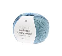 Pelote de Laine à Chaussettes Superba Cashmeri Luxury Socks 4 fils - 100g - : Douceur et Luxe pour Vos Pieds(...) - Bleu (025 - Bleu dégradé)