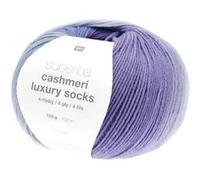Pelote de Laine à Chaussettes Superba Cashmeri Luxury Socks 4 fils - 100g - Rico Design : Douceur et Luxe pour Vos Pieds(...) - 29 Violette 29 Violette