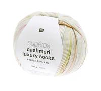 Pelote de Laine à Chaussettes Superba Cashmeri Luxury Socks 4 fils - 100g - Rico Design : Douceur et Luxe pour Vos Pieds