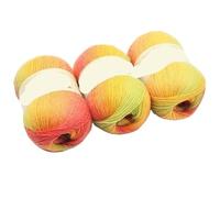 Pelote de laine à crocheter colorée arc-en-ciel 300 g for tricot DIY- Pelote de laine colorée for châles, écharpes, chapeaux et pulls(216color)