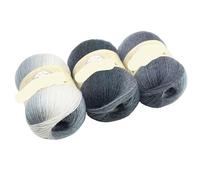 Pelote de laine à crocheter colorée arc-en-ciel 300 g for tricot DIY- Pelote de laine colorée for châles, écharpes, chapeaux et pulls(220color)