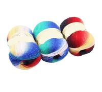 Pelote de laine à crocheter colorée arc-en-ciel 300 g for tricot DIY- Pelote de laine colorée for châles, écharpes, chapeaux et pulls(219color)