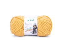 Pelote De Laine À Tricoter Alaska - 100gr - Gründl. Color : Jaune (21) Jaune