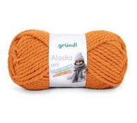 Laine - Gründl - Alaska uni - Couleur 22 - 100 g - 75 m - Polyacrylique 80% - Laine 20%