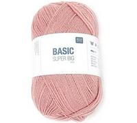 Pelote de Laine à tricoter Basic SUPER BIG ARAN - 400GR - RICO Design(...) - 02 Rose 02 Rose G
