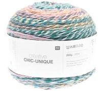 Pelote de laine à tricoter Creative Chic Unique - 200GR - Rico Design(...) - 014 Eté multicolore 014 Eté multicolore G
