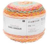 Pelote de laine à tricoter Creative Chic Unique - 200GR - Rico Design(...) - 05 Multicolore 05 Multicolore G