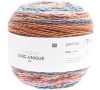 Pelote de laine à tricoter Creative Chic Unique DK - 200GR - Rico Design(...) - 009 Flames multicolore 009 Flames multicolore G