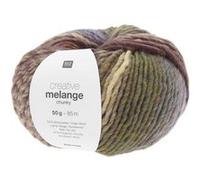 Pelote de laine à tricoter CREATIVE MELANGE CHUNKY - Rico Design(...) - 75 Vert 75 Vert G