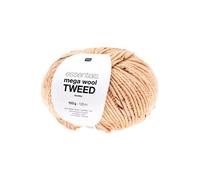 Pelote de laine à tricoter Essentials Mega Wool Tweed chunky - 100GR - Rico Design 03 Orange - 03 Orange 03 Orange