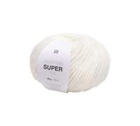 Pelote de laine à tricoter Essentials Super Aran -(...) - 01 Creme