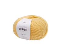 Pelote de laine à tricoter Essentials Super Aran - Rico Design 02 Jaune - 02 Jaune 02 Jaune