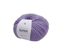 Pelote de laine à tricoter Essentials Super Aran - Rico Design 05 Lilas - 05 Lilas 05 Lilas