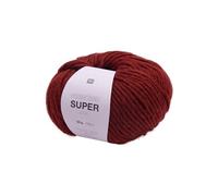 Pelote de laine à tricoter Essentials Super Aran - Rico Design 07 Bordeaux - 07 Bordeaux 07 Bordeaux