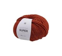 Pelote de laine à tricoter Essentials Super Aran - Rico Design 08 Rouille - 08 Rouille 08 Rouille