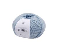 Pelote de laine à tricoter Essentials Super Aran - Rico Design 10 Bleu clair - 10 Bleu clair 10 Bleu clair