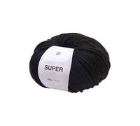 Pelote de laine à tricoter Essentials Super Aran - Rico Design(...) - 16 Noir 16 Noir G