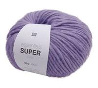Pelote de laine à tricoter Essentials Super Aran - Rico Design 05 Lilas - 05 Lilas 05 Lilas