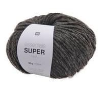 Pelote de laine à tricoter Essentials Super Aran - Rico Design 15 Anthracite - 15 Anthracite 15 Anthracite