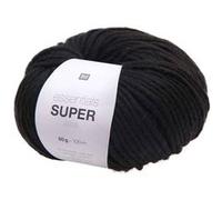 Rico Design Essentials Super Aran | 50 g 100 m noir