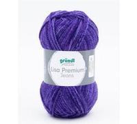 Laine - Gründl - Lisa Premium Jeans - Violine chiné - 100% polyacrylique - 133m