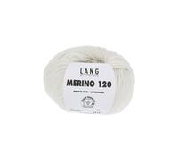 Pelote de laine à tricoter MERINO 120 -(...) - Blanc (001)
