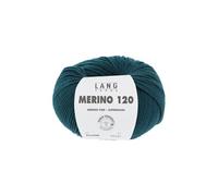 Pelote de laine à tricoter MERINO 120 - Lang Yarns(...) - Bleu (288) Bleu (288)