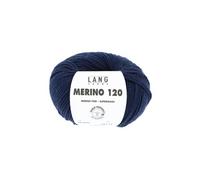 Pelote de laine à tricoter MERINO 120 -(...) - Bleu (34)