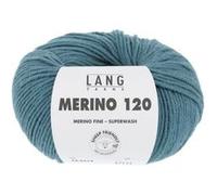 Pelote de laine à tricoter MERINO 120 - Lang Yarns(...) - Bleu (274) Bleu (274) G