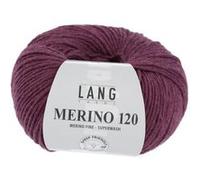 Pelote de laine à tricoter MERINO 120 - Lang Yarns(...) - Rose (566) Rose (566) G