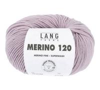 Pelote de laine à tricoter MERINO 120 - Lang Yarns(...) - Violet (109) Violet (109) G