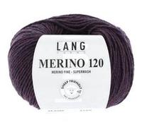 Pelote de laine à tricoter MERINO 120 - Lang Yarns(...) - Violet (380) Violet (380) G