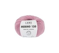 Pelote de laine à tricoter MERINO 120 - Lang Yarns(...) - Rose (348)